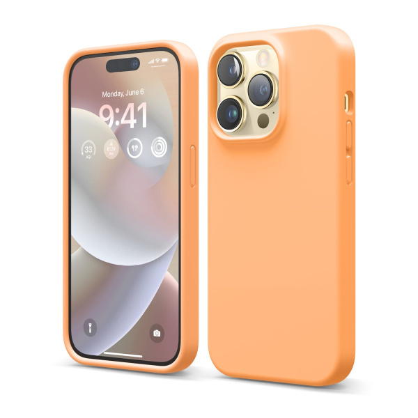 Чехол Elago для iPhone 14 Pro Premium Silicone Case Orange