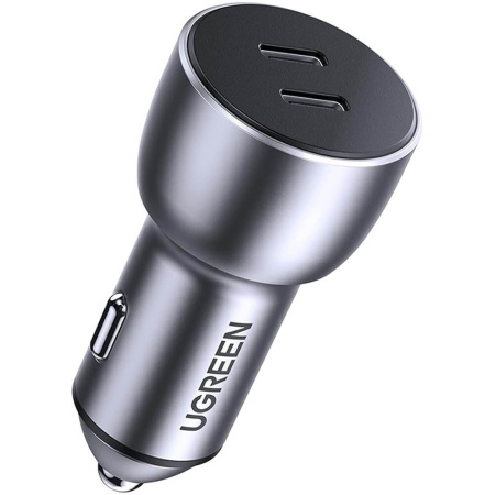 Автомобильное зарядное устройство UGREEN CD213 (70594) USB-C PD+USB-C PD 60W Fast Car Charger