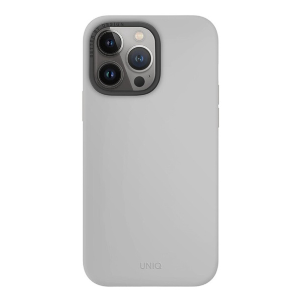 Защитный чехол Uniq Lino MagSafe для iPhone 15 Pro Max Chalk Grey