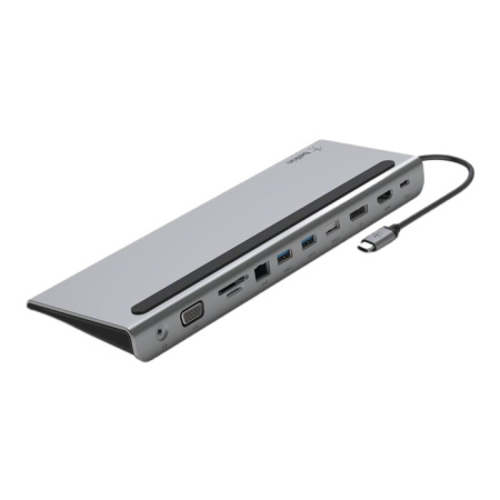 USB-хаб Belkin Connect USB-C 11-in-1 Multiport Dock Серый