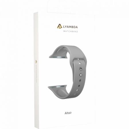 Ремешок Lyambda Altair для Apple Watch 38-41 мм Grey