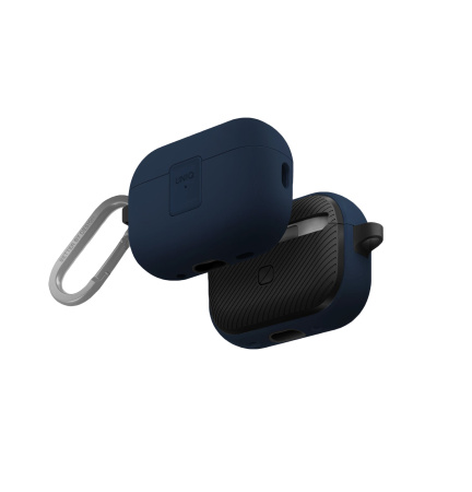 Чехол Uniq Clyde для Apple AirPods Pro 2  Royal Blue / Dark Grey Чехол Uniq Clyde для Apple AirPods Pro 2  Royal Blue / Dark Grey