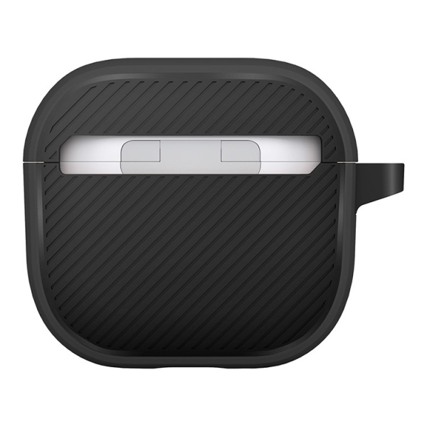 Чехол Uniq CLYDE Lock case для Airpods 4 Charcoal/Dark Grey