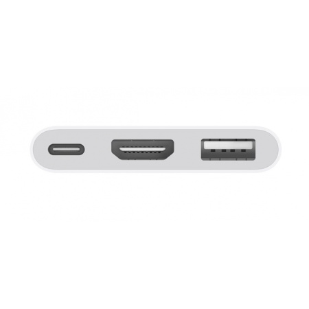 Адаптер Apple USB Type-C - USB/HDMI/USB Type-C (MUF82 / MW5M3), белый