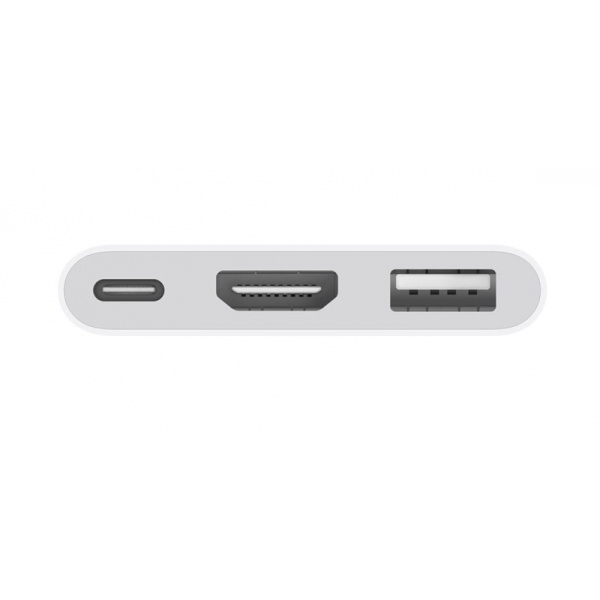 Адаптер Apple USB Type-C - USB/HDMI/USB Type-C (MUF82), белый