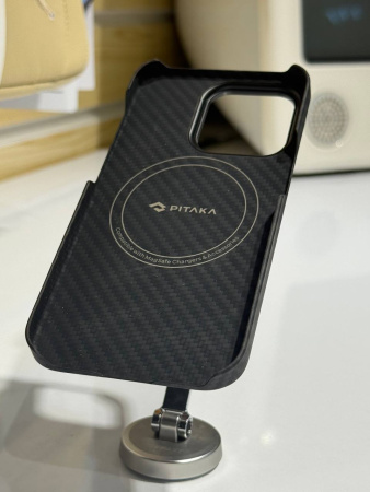 Чехол Pitaka MagEZ Case 3 для iPhone 14 Pro Black/Gray Twill Б/У