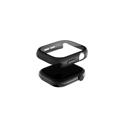 Чехол Uniq для Apple Watch 42 mm (Series 10/11) Nautic +9H glass Water-resistant IP68 Black