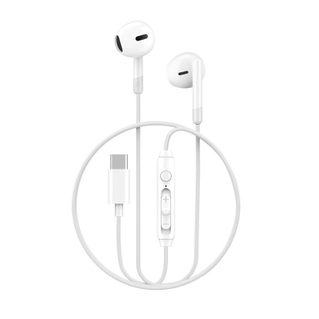 Проводные наушники Wiwu Type C Wired Earphone EB314 White