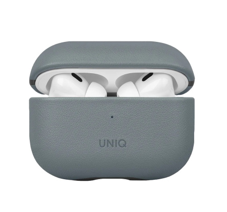 Чехол Uniq для Airpods Pro 2 Lyden DS Leatherette with handstrap Washed Blue / Black