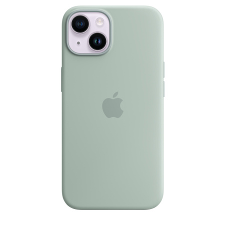 Чехол Apple iPhone 14 Silicone Case with MagSafe Succulent