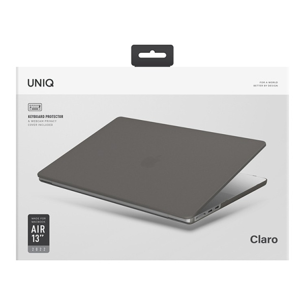 Чехол Uniq для Macbook Air 13 (2022) HUSK Pro CLARO Matte Grey