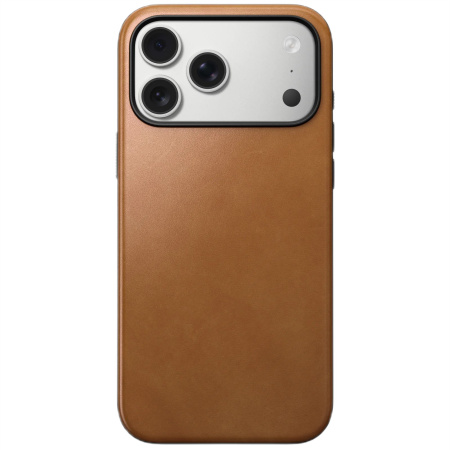Защитный чехол Nomad Modern Leather case для iPhone 17 Pro English Tan (Уцененный)