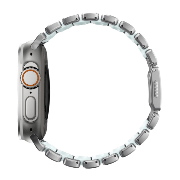 Ремешок Nomad Stratos Band 45/46/49mm Icy Blue Glow / Natural Hardware