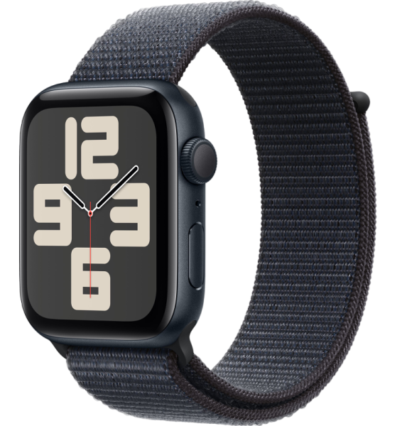 Часы Apple Watch SE (2024) 44mm Midnight Aluminum Case with Ink Sport Loop (GPS)