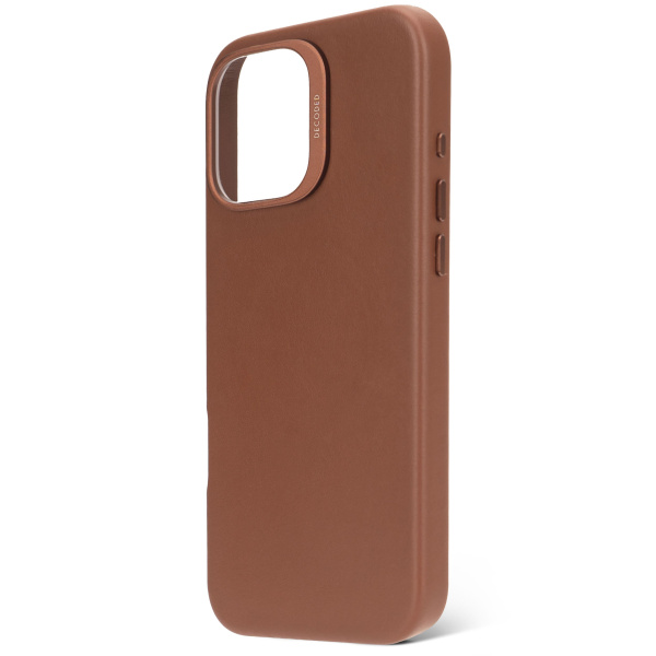 Защитный чехол Decoded Leather MagSafe Case для iPhone 16 Pro Max Tan