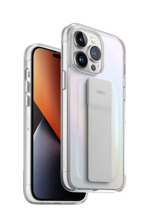 Чехол Uniq для iPhone 14 Pro Heldro Mount+Band Iridescent