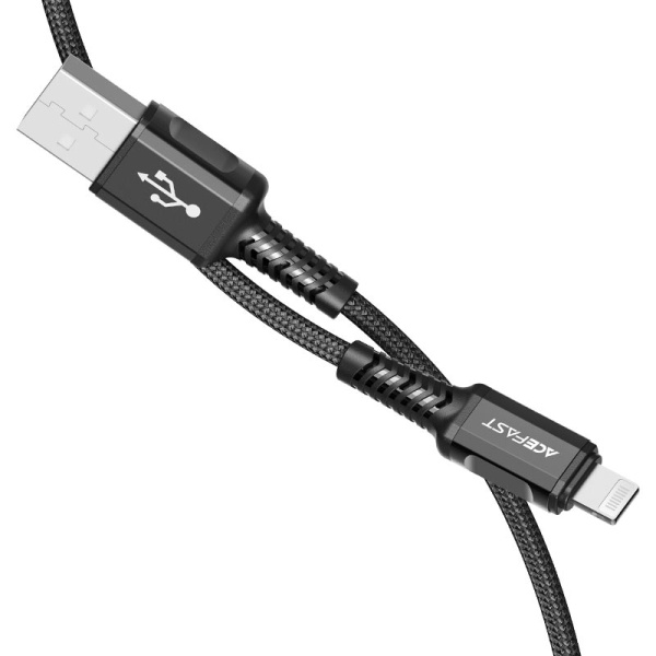 Кабель Acefast C1-02 Lightning - USB-A 1.2m Black