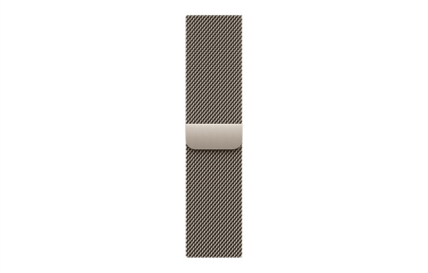 Часы Apple Watch Series 10 42mm Natural Titanium Case with Natural Milanese Loop (GPS + LTE)