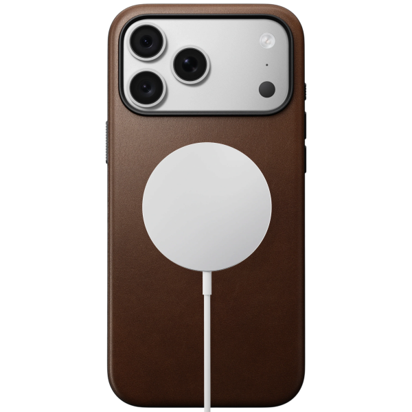 Защитный чехол Nomad Modern Leather Case для iPhone 18 Pro / 17 Pro Brown