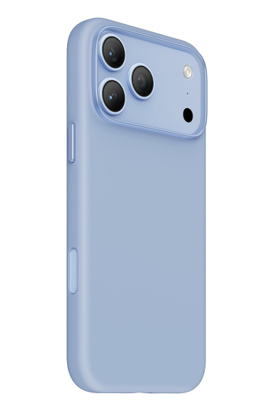 Защитный чехол Keephone Rosana Silicone case (Magsafe) для iPhone 18 Pro/17 Pro Light Blue