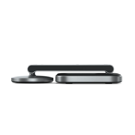 Беспроводное зарядное устройство - подставка Satechi 3-in-1 Foldable QI2 Wireless Charging Stand Space Gray