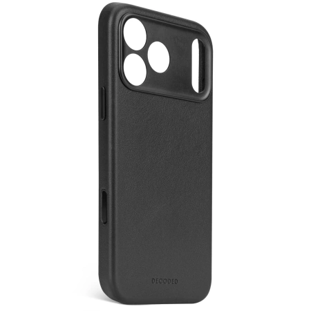 Защитный чехол Decoded Leather MagSafe Case для iPhone 17 Pro Black
