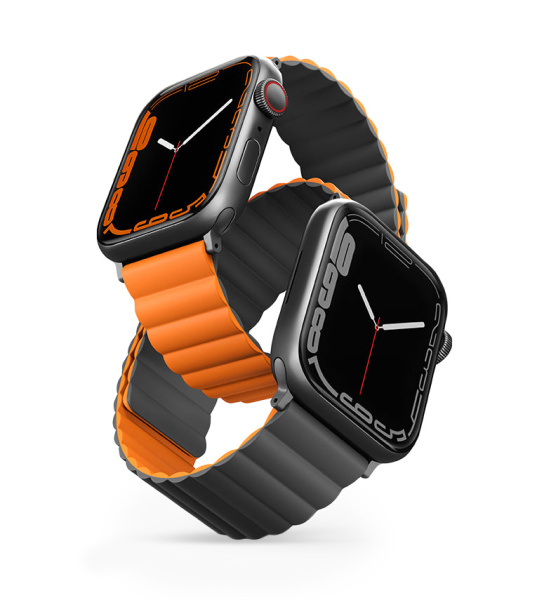 Ремешок Uniq для Apple Watch 42-45 mm Revix Reversible Magnetic Grey/Orange