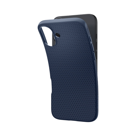 Защитный чехол Spigen Liquid Air для iPhone 16 Navy Blue