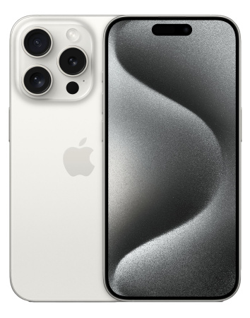 Смартфон Apple iPhone 15 Pro 256GB White Titanium (Белый титан) Смартфон Apple iPhone 15 Pro 256GB White Titanium (Белый титан)
