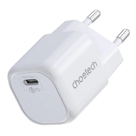 Сетевое зарядное устройство Choetech GAN 30Вт (USB-С) PD Travel