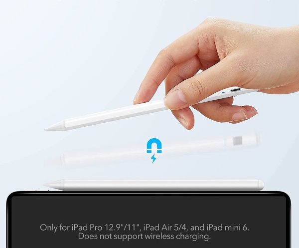 Стилус ESR Digital Stylus Pencil Magnetic для iPad White