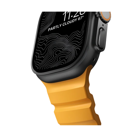 Ремешок Nomad Rocky Point Band для Apple Watch 49/45/44/42mm Sol / Black Hardware
