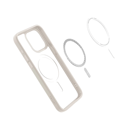 Защитный чехол Spigen Ultra Hybrid MagFit для iPhone 15 Pro Max Natural Titanium