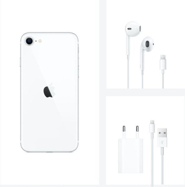 Смартфон Apple iPhone SE (2020) 256GB White (Белый)