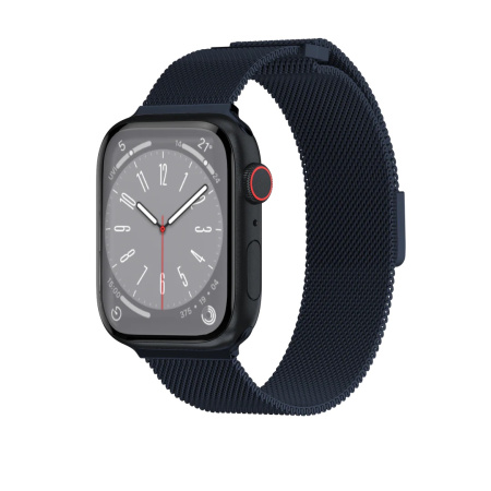 Ремешок Switcheasy Mesh Stainless Steel Apple Watch Loop для Apple Watch 38/40/41mm Midnight