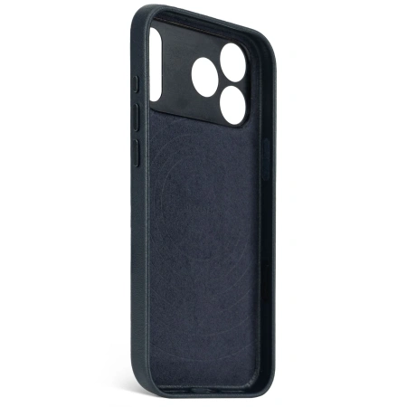 Защитный чехол Decoded Leather MagSafe Case для iPhone 17 Pro Max Navy Shadow