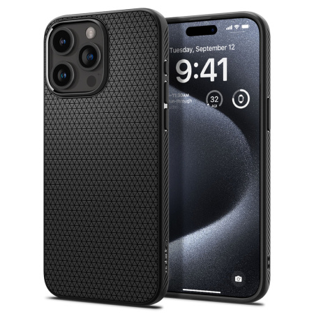 Защитный чехол Spigen Liquid Air для iPhone 15 Pro Matte Black