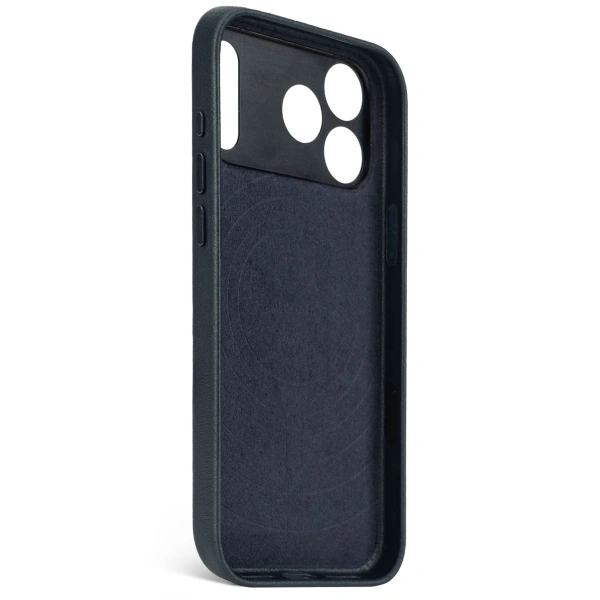 Защитный чехол Decoded Leather MagSafe Case для iPhone 17 Pro Max Navy Shadow