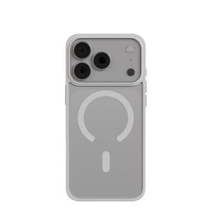 Защитный чехол AceCase Soft Rim White для iPhone 17 Pro Max