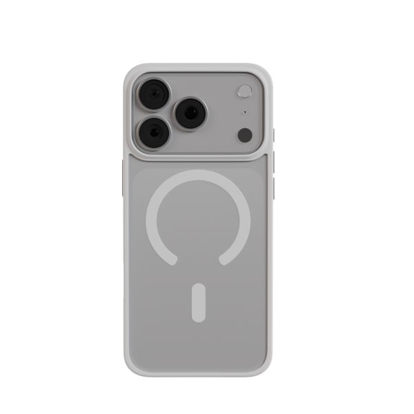 Защитный чехол AceCase Soft Rim White для iPhone 17 Pro Max