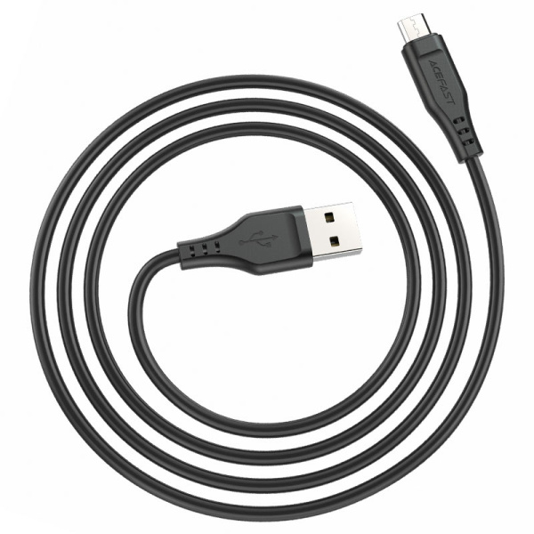 Кабель Acefast C3-09 micro USB - USB-A 1.2m Black