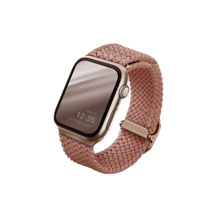 Ремешок Uniq для Apple Watch 42-45 mm ASPEN Strap Braided Pink