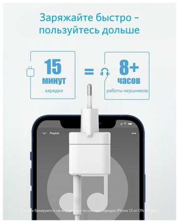 Сетевое зарядное устройство Anker PowerPort 3 Cube 20W USB-C White