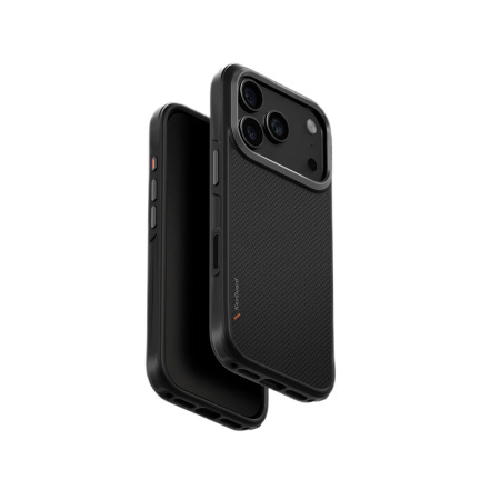 Защитный чехол UNIQ KEVA Kevlar (MagSafe) для iPhone 17 Pro Carbon Black
