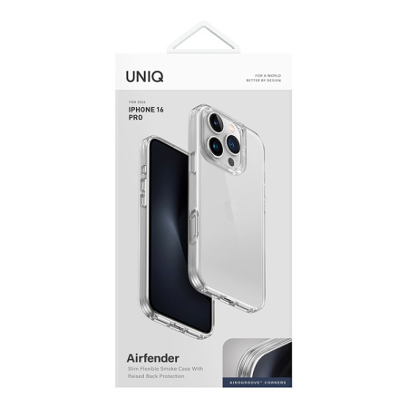 Защитный чехол Uniq для iPhone 16 Pro Air Fender Clear