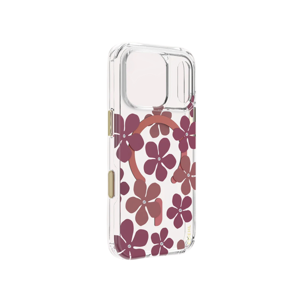 Защитный чехол Uniq COEHL IML MILA (MagSafe) для iPhone 18 Pro Max/17 Pro Max Crimson Bloom