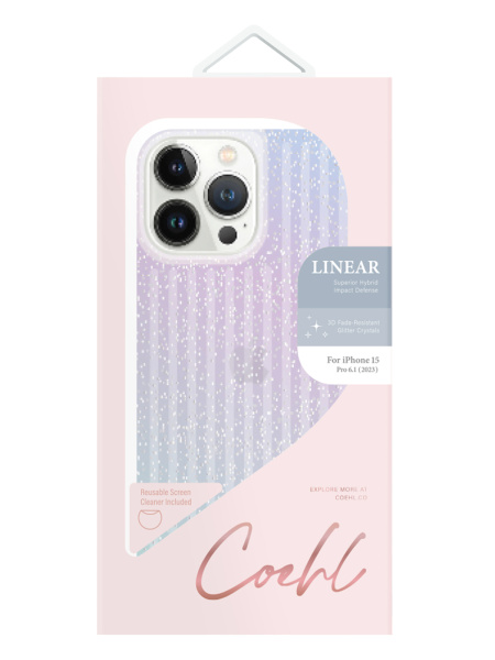 Защитный чехол Uniq Coehl Linear для iPhone 15 Pro Stardust