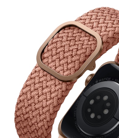 Ремешок Uniq для Apple Watch 42-45 mm ASPEN Strap Braided Pink