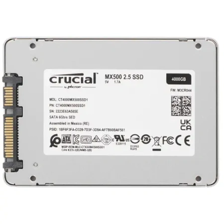 Твердотельный накопитель Crucial MX500 4Тб CT4000MX500SSD1 SATA