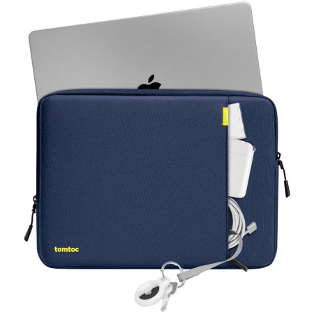 Чехол Tomtoc Defender A13 Laptop Sleeve для MacBook Air 15 Navy Blue